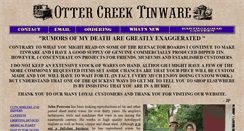 Desktop Screenshot of ottertin.com